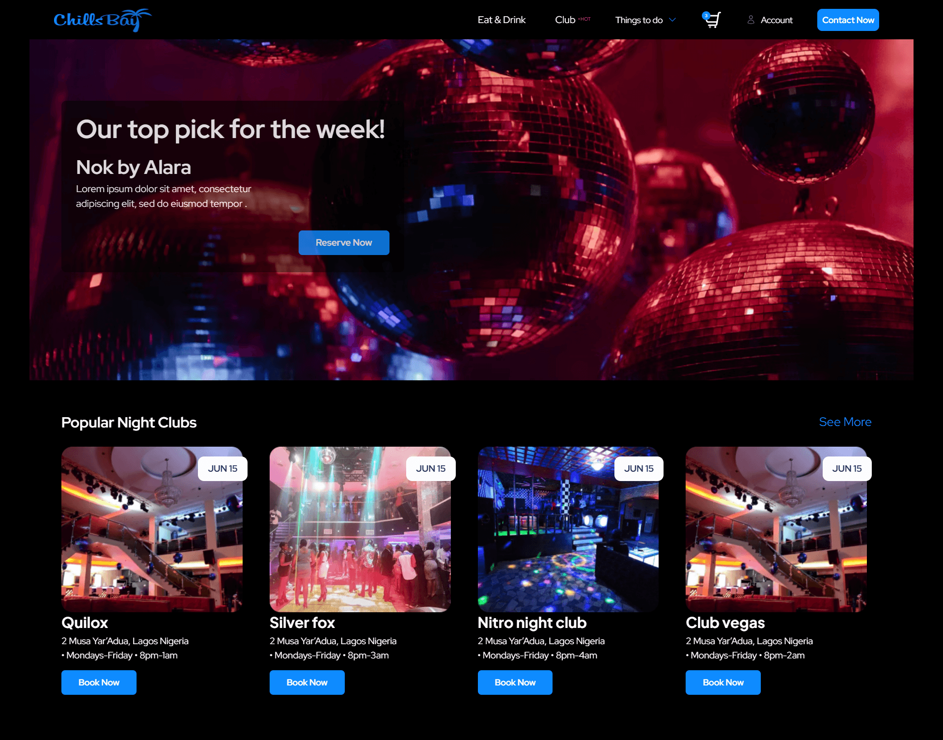 ChillsBay Creative - Full Stack Web Development Project by Hasibul Alam featuring React, CSS3